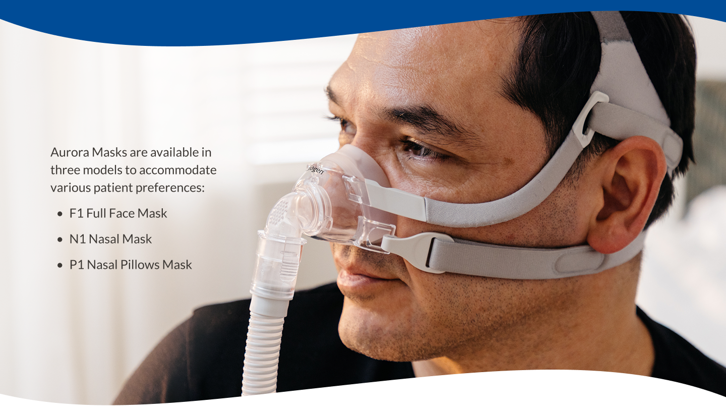 Aurora masks are available in three models